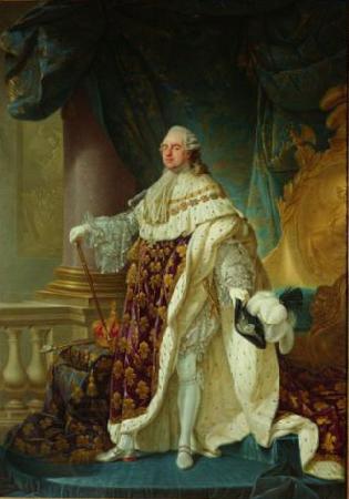 unknow artist Konig Ludwig XVI. (1754-1793) von Frankreich im Kronungsornat oil painting picture